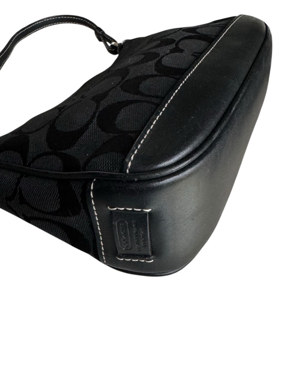 Coach Demi Signature Shoulder Mini Bag Black Y2K - Picture 8 of 13